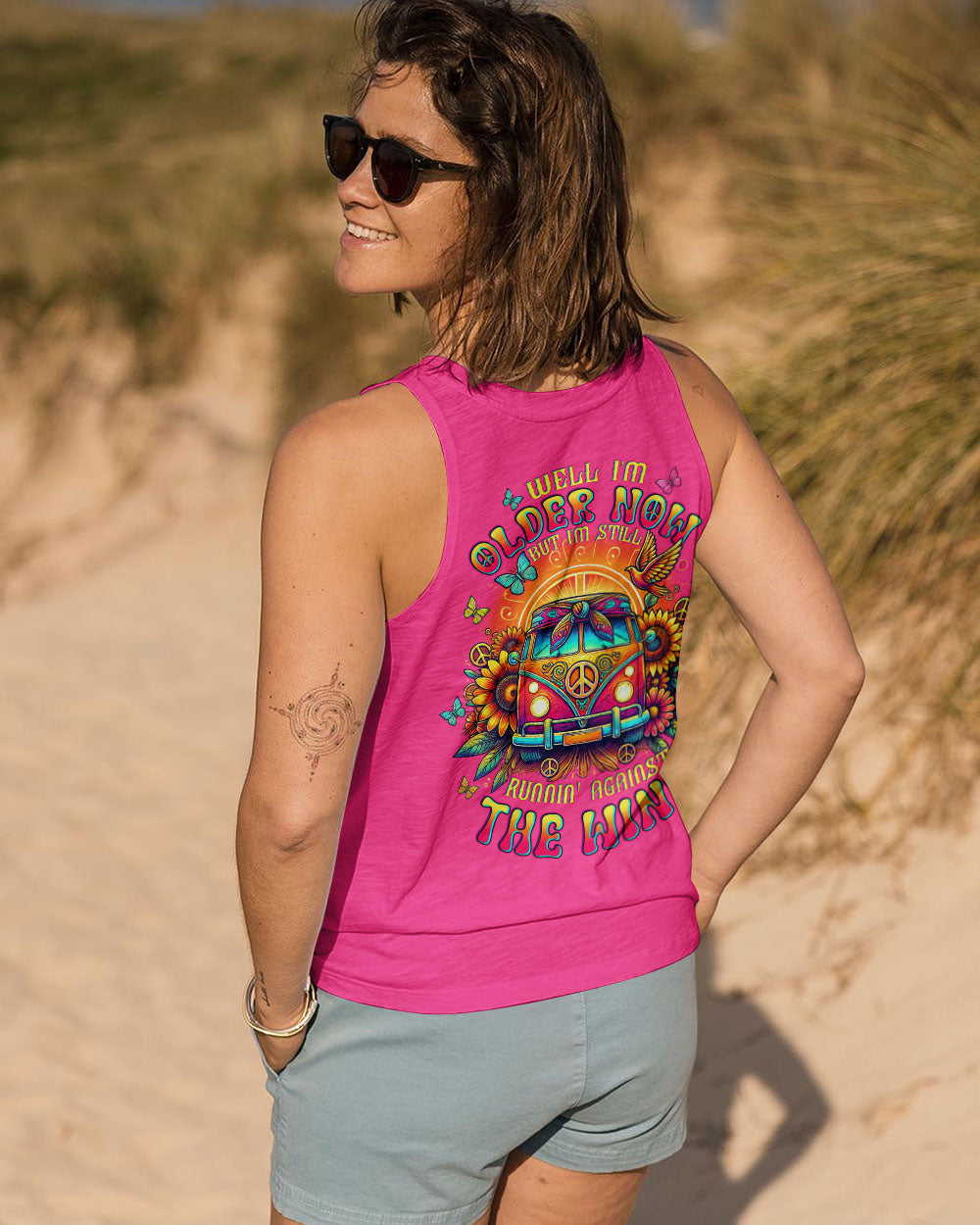 RUNNING AGAINST THE WIND BUS TIE  DYE  ALL OVER PRINT - TLTW2001254