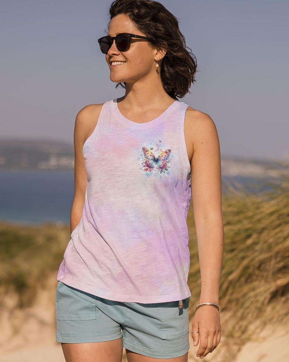 JUST BREATHE BUTTERFLY ALL OVER PRINT - TLTW2103242