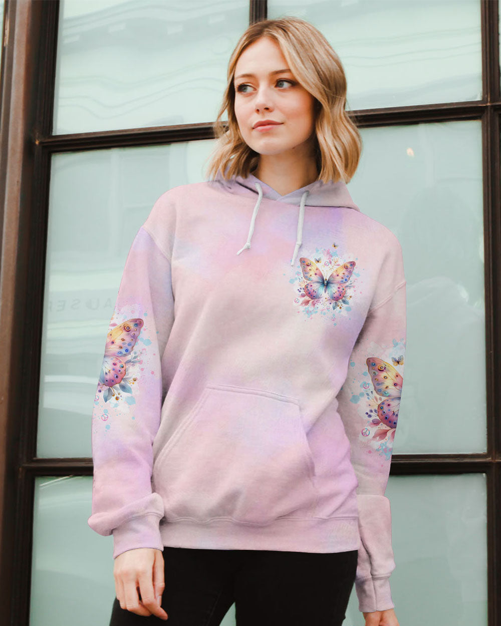JUST BREATHE BUTTERFLY ALL OVER PRINT - TLTW2103242