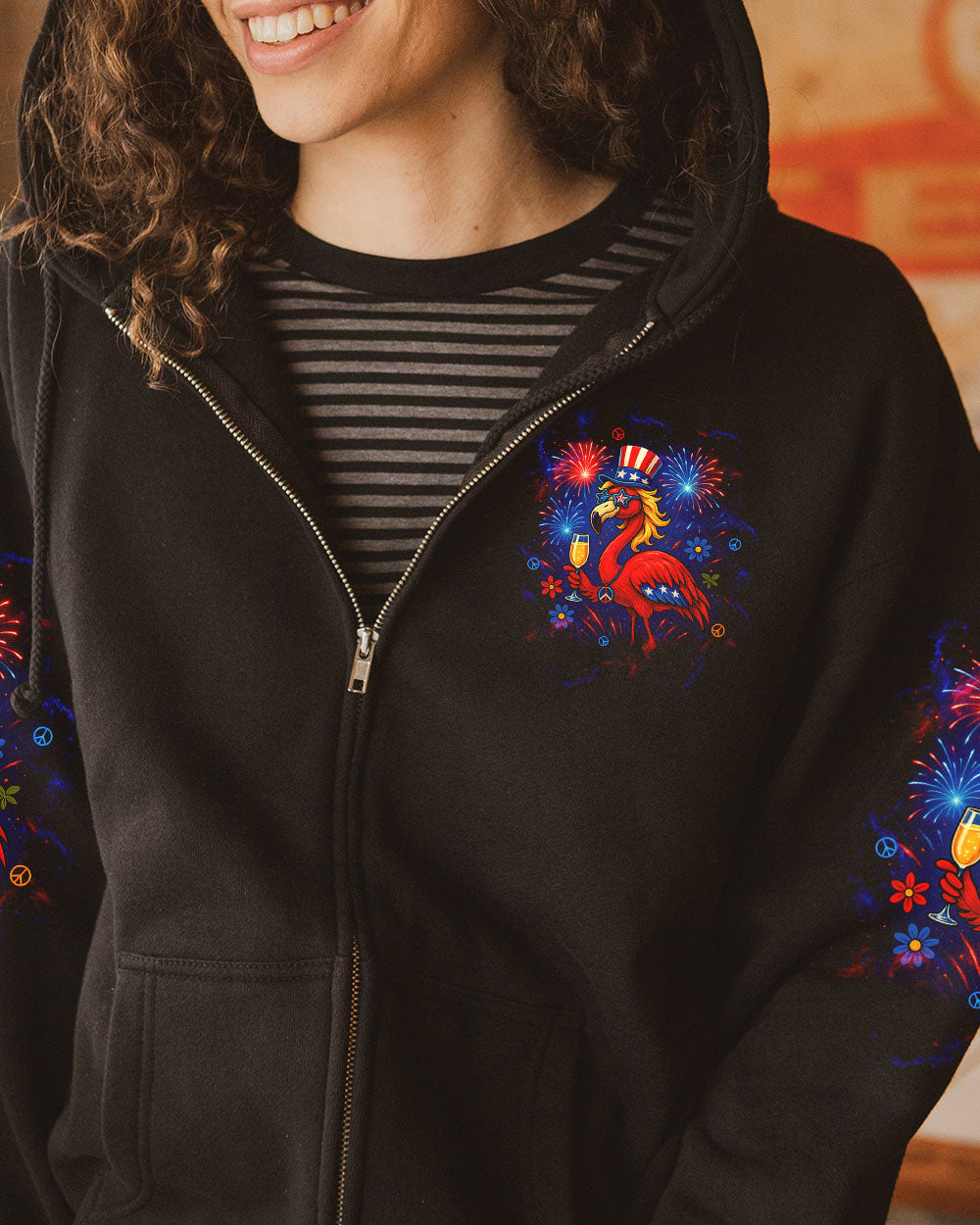 I'M JUST FANCY FLAMINGO ALL OVER PRINT   - TLTW2105252