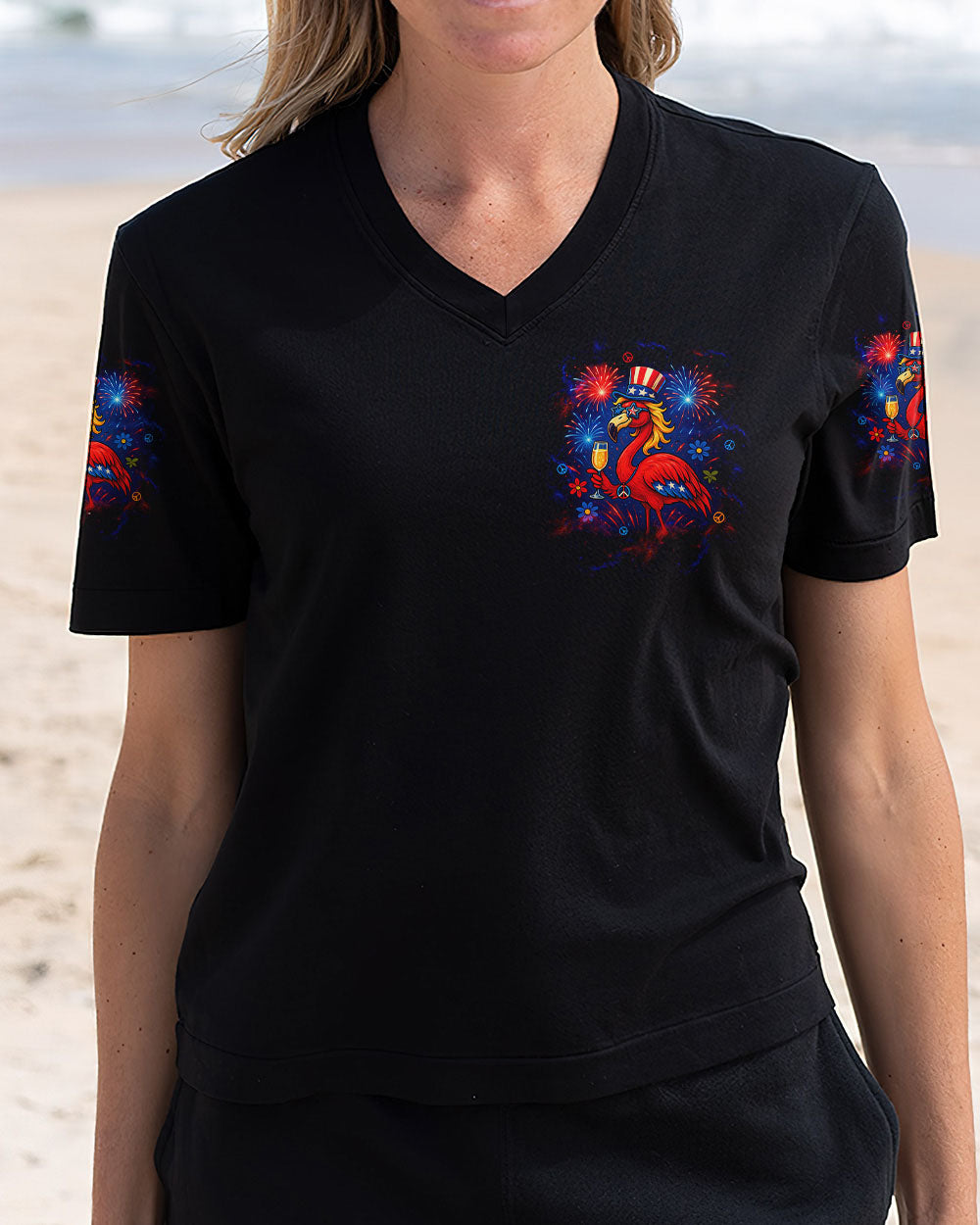 I'M JUST FANCY FLAMINGO ALL OVER PRINT   - TLTW2105252