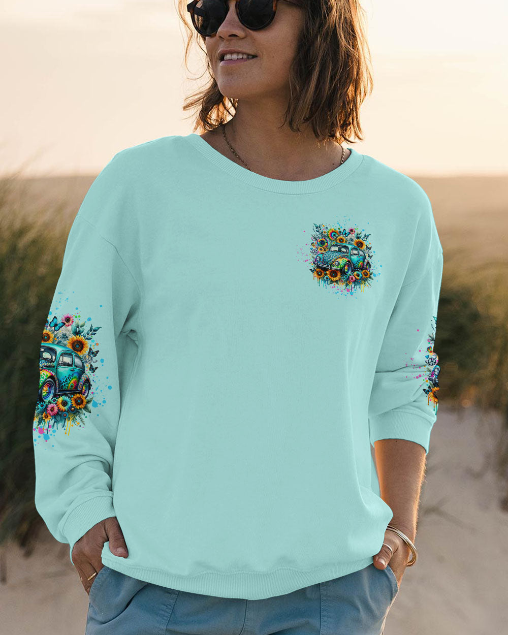 RUNNING AGAINST THE WIND TIE DYE LEOPARD ALL OVER PRINT - TLTW2201241