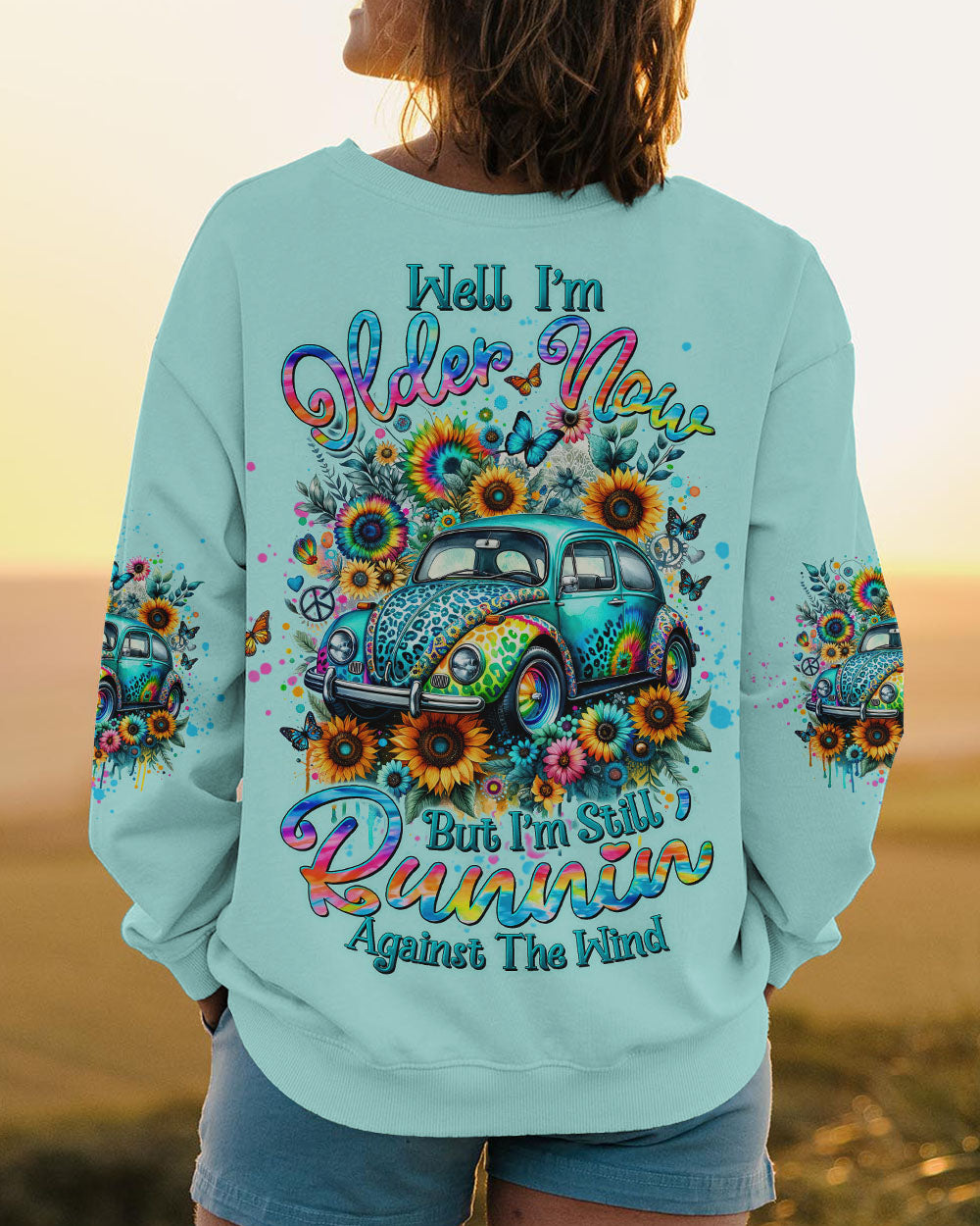 RUNNING AGAINST THE WIND TIE DYE LEOPARD ALL OVER PRINT - TLTW2201241