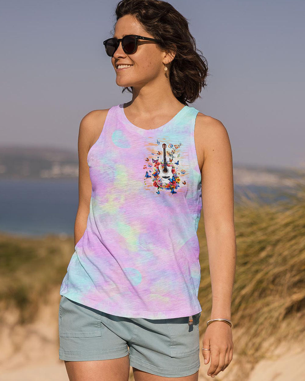 WHISPER WORDS OF WISDOM LET IT BE BUTTERFLY GUITAR ALL OVER PRINT - TLTW2204251