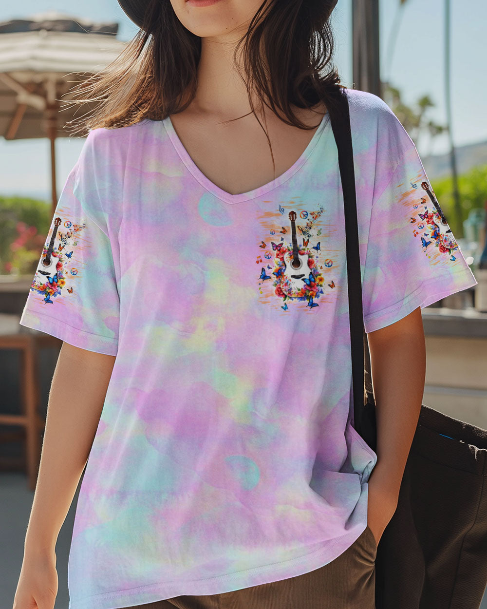 WHISPER WORDS OF WISDOM LET IT BE BUTTERFLY GUITAR ALL OVER PRINT - TLTW2204251