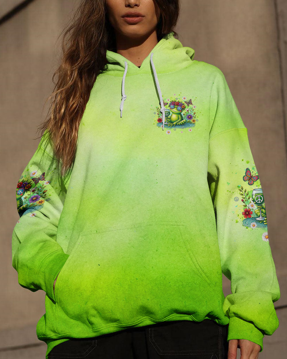 I'M JUST FANCY FROG ALL OVER PRINT - TLTW2207244