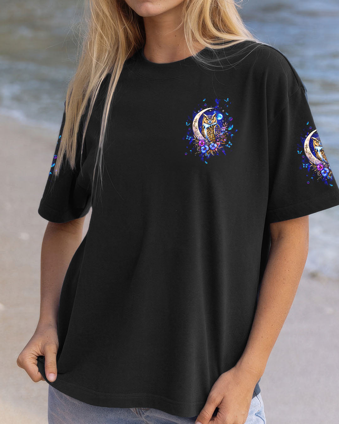 HELLO DARKNESS MY OLD FRIEND OWL ALL OVER PRINT - TLTW2209252