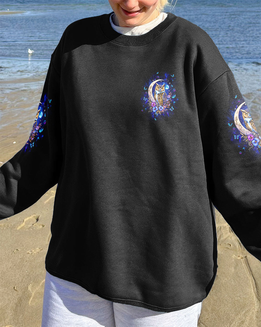HELLO DARKNESS MY OLD FRIEND OWL ALL OVER PRINT - TLTW2209252