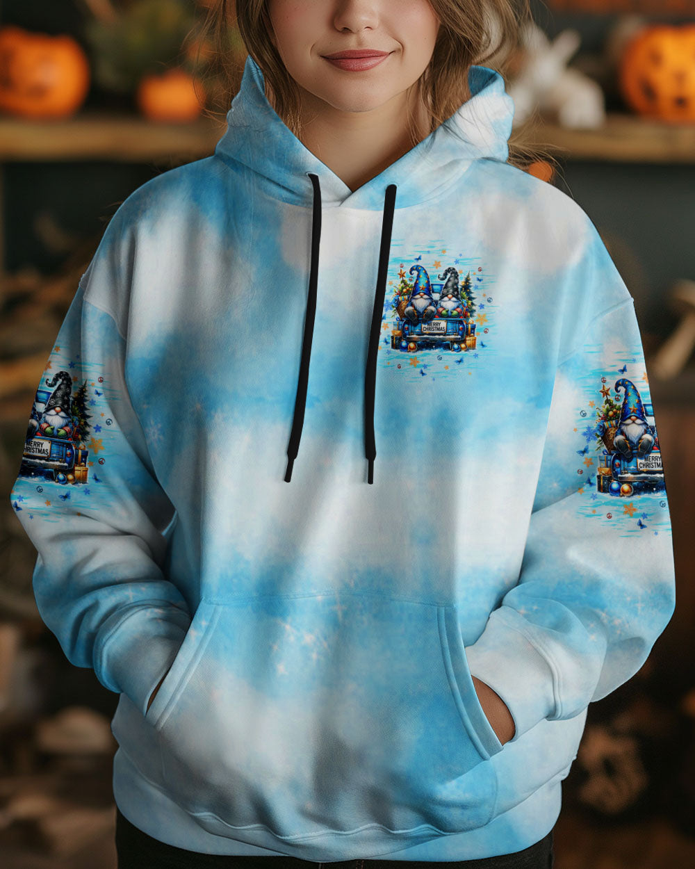 RUNNING AGAINST THE WIND BUS GNOME CHRISTMAS ALL OVER PRINT - TLTW2210243