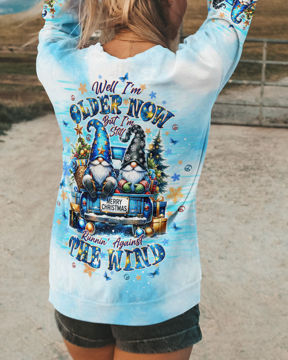 RUNNING AGAINST THE WIND BUS GNOME CHRISTMAS ALL OVER PRINT - TLTW2210243