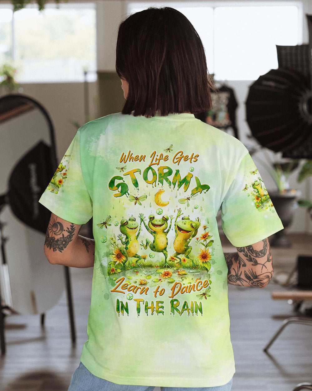 DANCE IN THE RAIN FROG ALL OVER PRINT - TLTW2303243