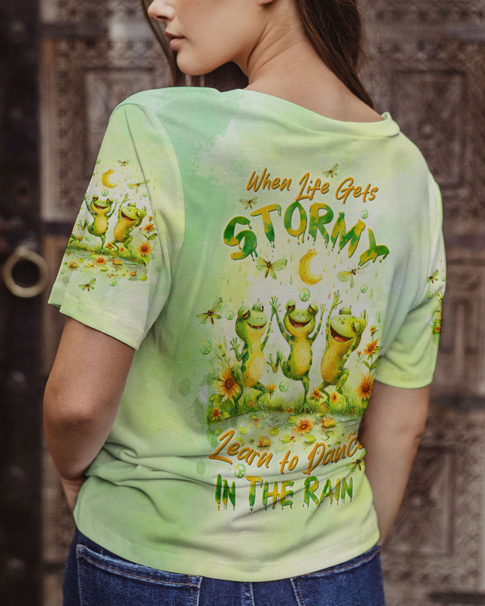 DANCE IN THE RAIN FROG ALL OVER PRINT - TLTW2303243