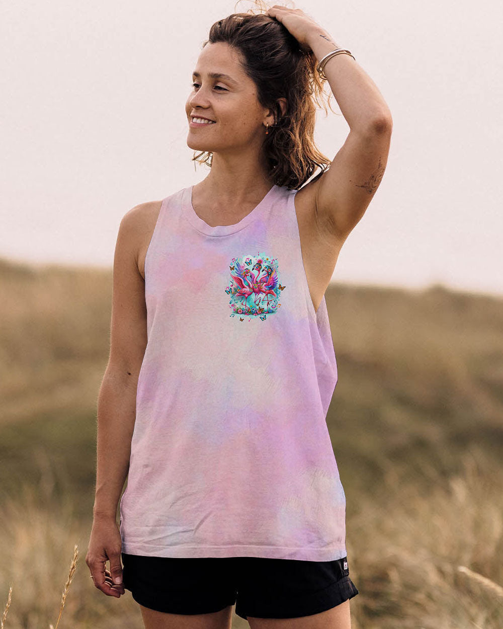 GOOD TIMES CRAZY FRIEND FLAMINGO ALL OVER PRINT - TLTW2304243