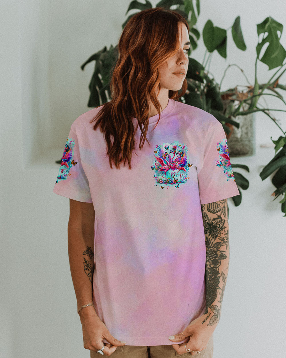 GOOD TIMES CRAZY FRIEND FLAMINGO ALL OVER PRINT - TLTW2304243