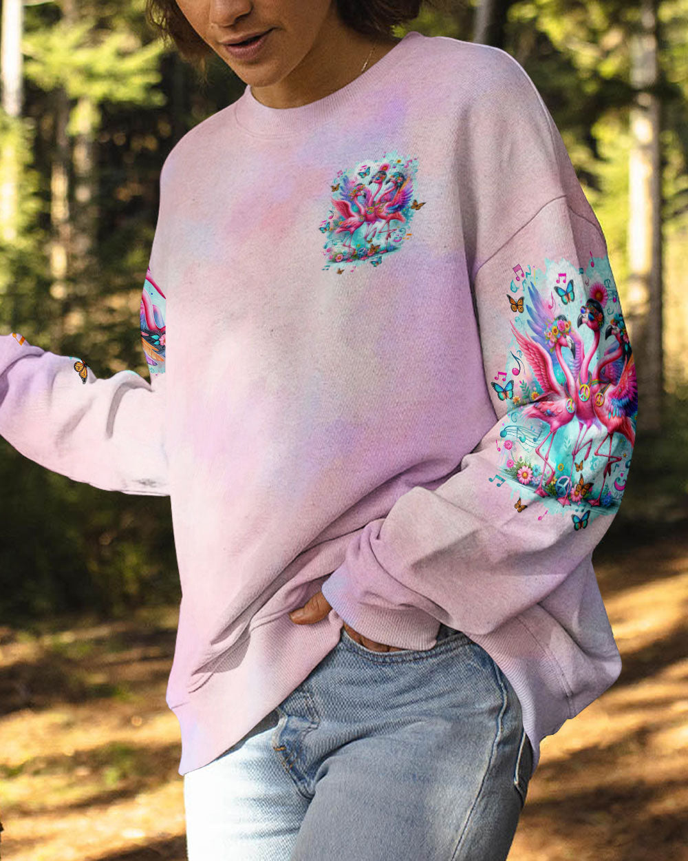 GOOD TIMES CRAZY FRIEND FLAMINGO ALL OVER PRINT - TLTW2304243