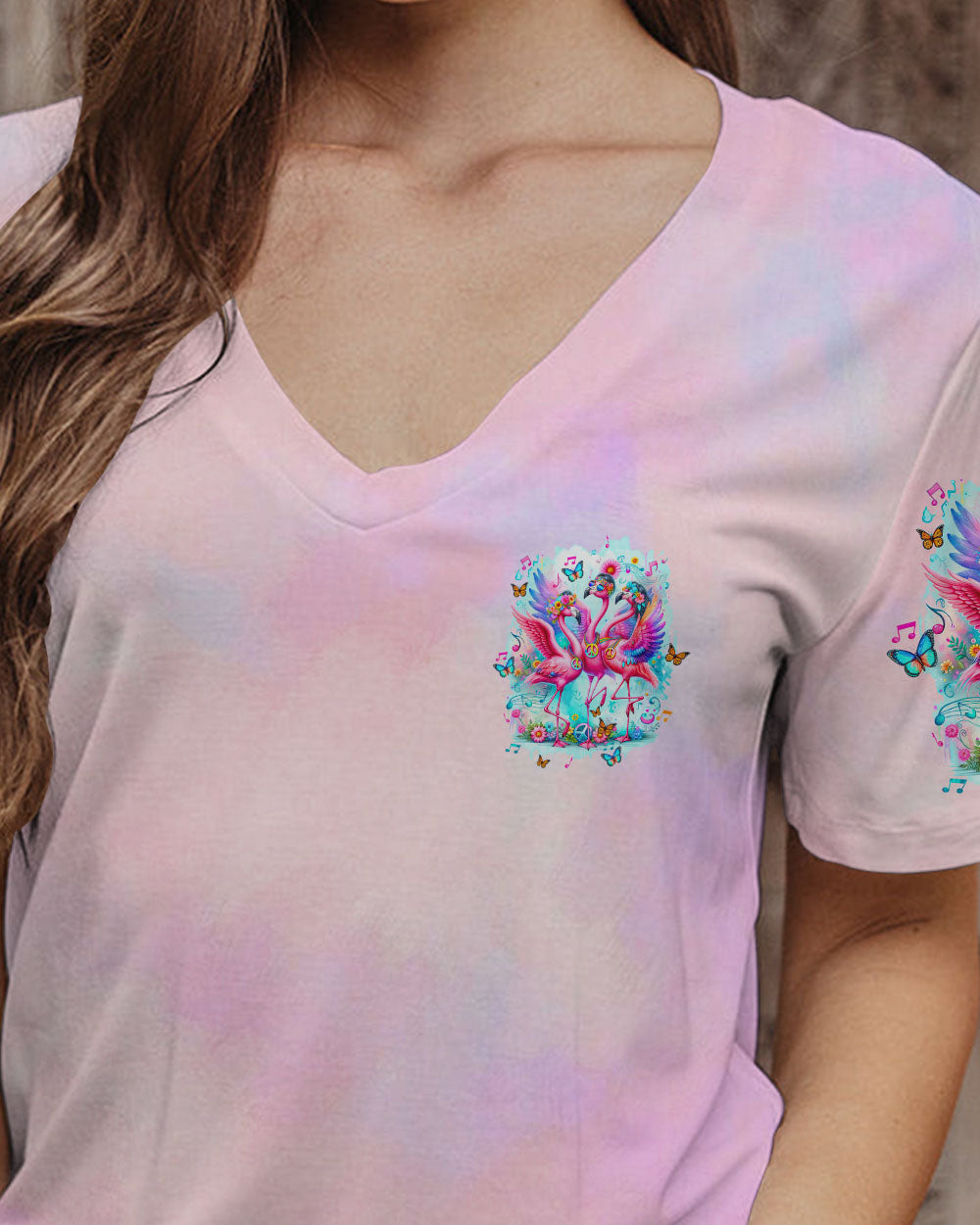 GOOD TIMES CRAZY FRIEND FLAMINGO ALL OVER PRINT - TLTW2304243