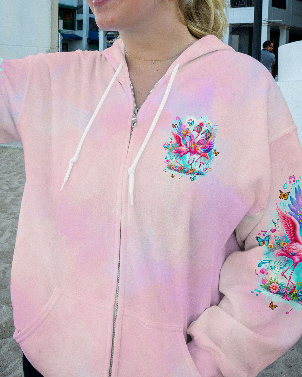 GOOD TIMES CRAZY FRIEND FLAMINGO ALL OVER PRINT - TLTW2304243