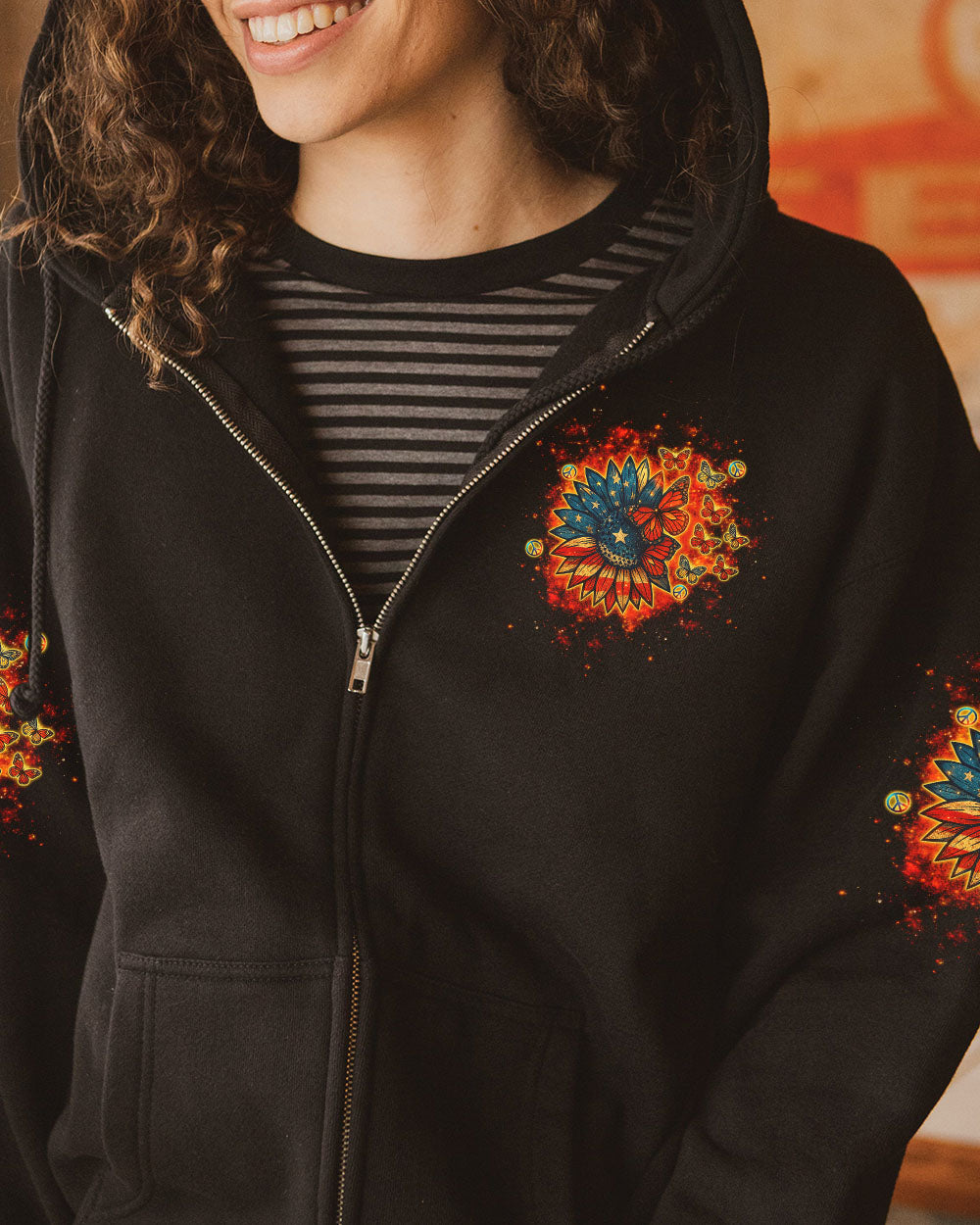 WHISPER WORDS OF WISDOM LET IT BE BUTTERFLY SUNFLOWER  ALL OVER PRINT - TLTW2304251