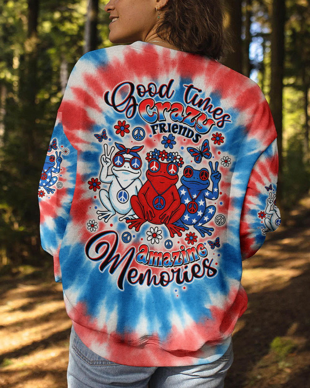 GOOD TIMES CRAZY FRIEND FROG ALL OVER PRINT - TLTW2305253