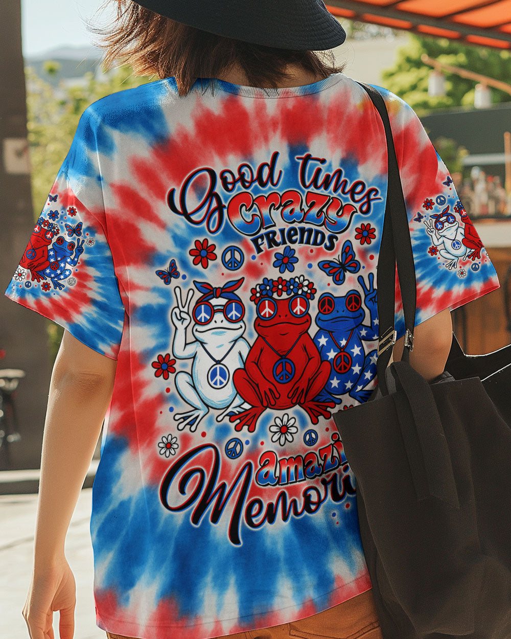 GOOD TIMES CRAZY FRIEND FROG ALL OVER PRINT - TLTW2305253