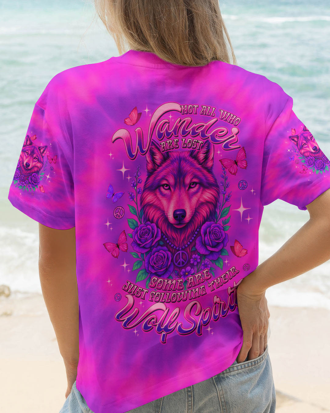FOLLOWING THEIR WOLF SPIRIT ALL OVER PRINT - TLTW2306251