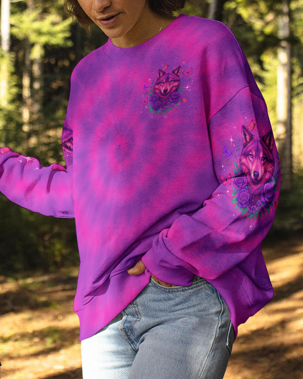 FOLLOWING THEIR WOLF SPIRIT ALL OVER PRINT - TLTW2306251
