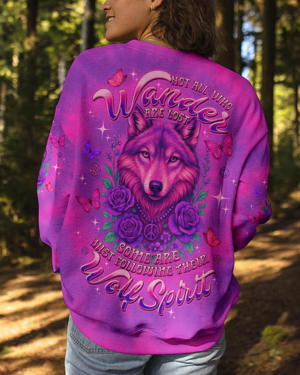 FOLLOWING THEIR WOLF SPIRIT ALL OVER PRINT - TLTW2306251