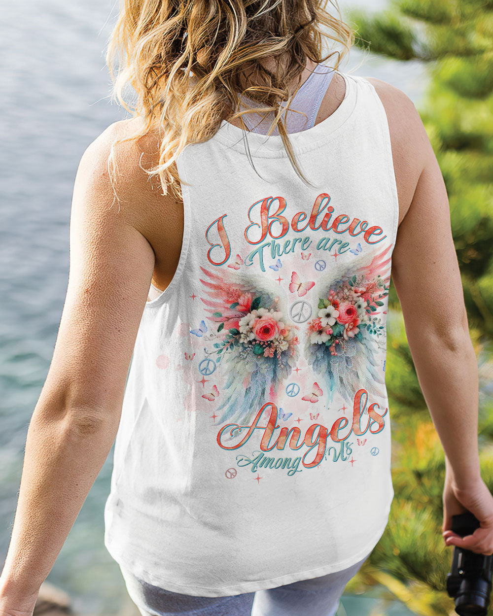 I BELIEVE THERE ARE ANGELS AMONG US WINGS ALL OVER PRINT - TLTW2312245