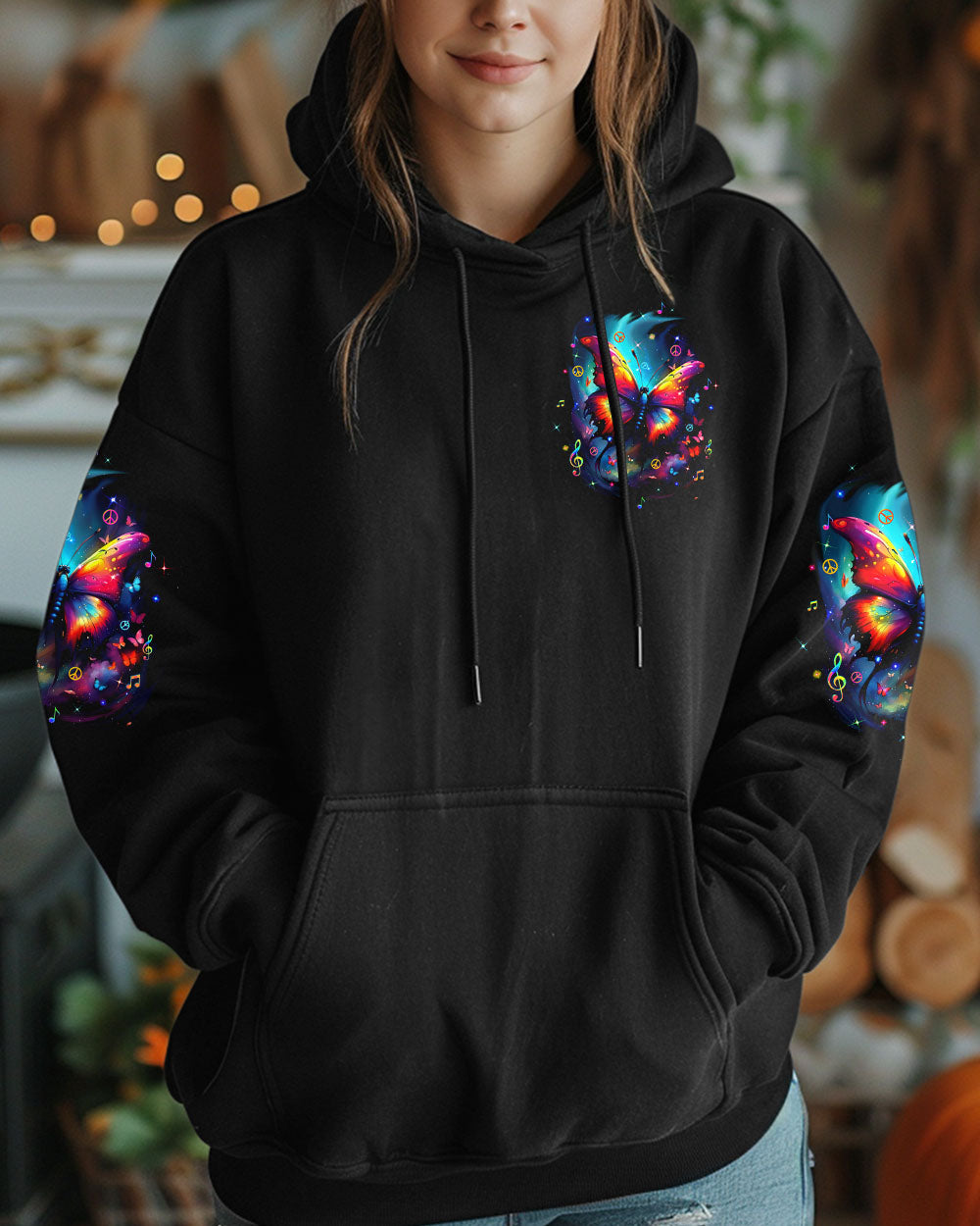 WHISPER WORDS OF WISDOM LET IT BE BUTTERFLY ALL OVER PRINT - TLTW2403254