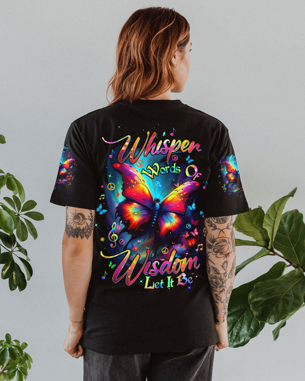 WHISPER WORDS OF WISDOM LET IT BE BUTTERFLY ALL OVER PRINT - TLTW2403254