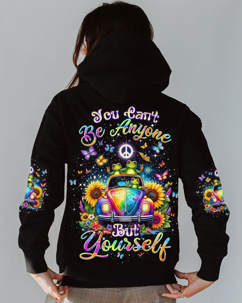 YOU CAN'T BE ANYONE BUT YOURSELF FROG ALL OVER PRINT - TLTW2404244