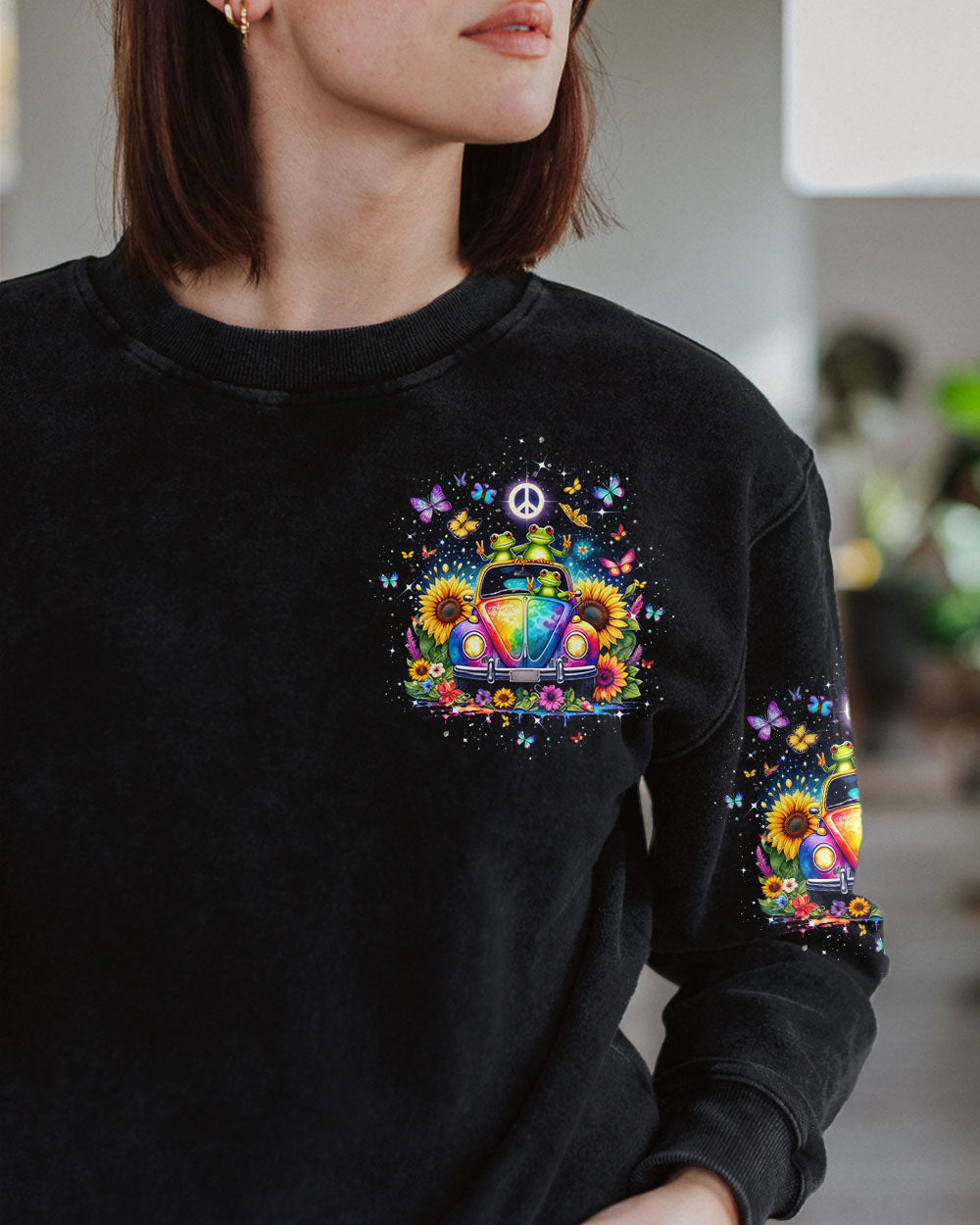 YOU CAN'T BE ANYONE BUT YOURSELF FROG ALL OVER PRINT - TLTW2404244