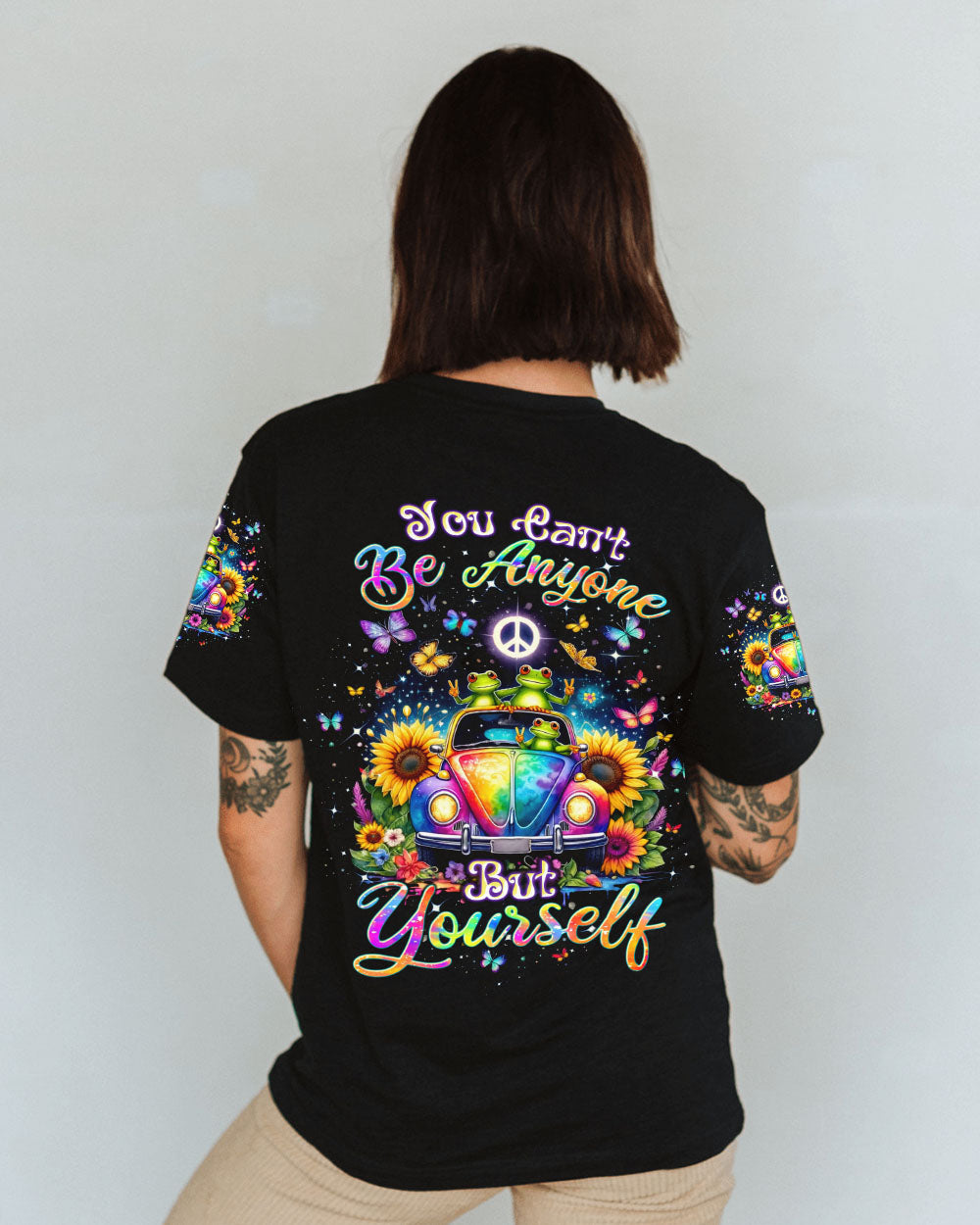 YOU CAN'T BE ANYONE BUT YOURSELF FROG ALL OVER PRINT - TLTW2404244