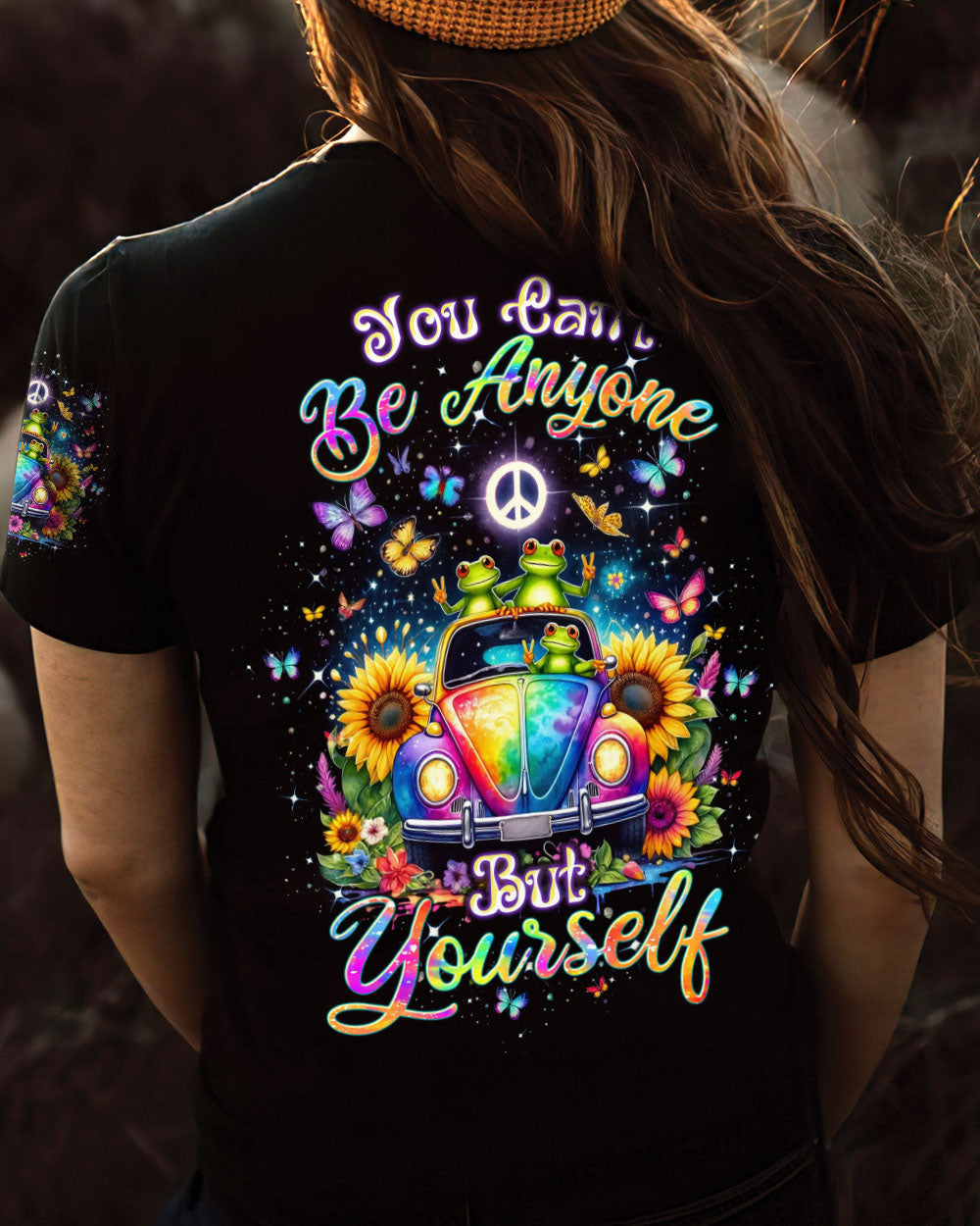 YOU CAN'T BE ANYONE BUT YOURSELF FROG ALL OVER PRINT - TLTW2404244