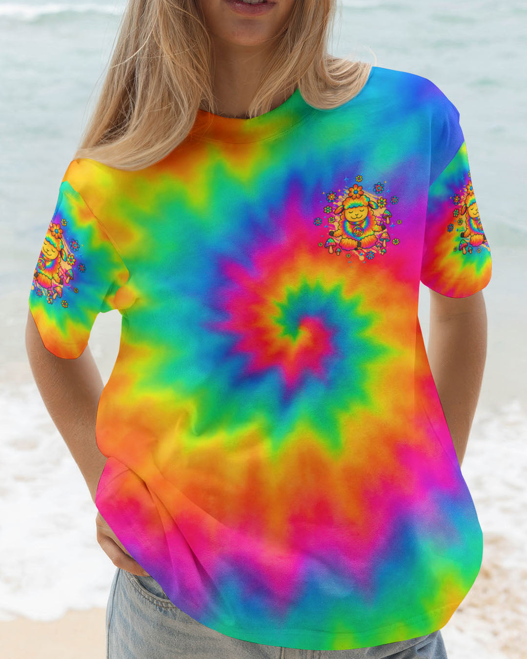 I'M NOT THE BLACK SHEEP TIE DYE ALL OVER PRINT  - TLTW2406253