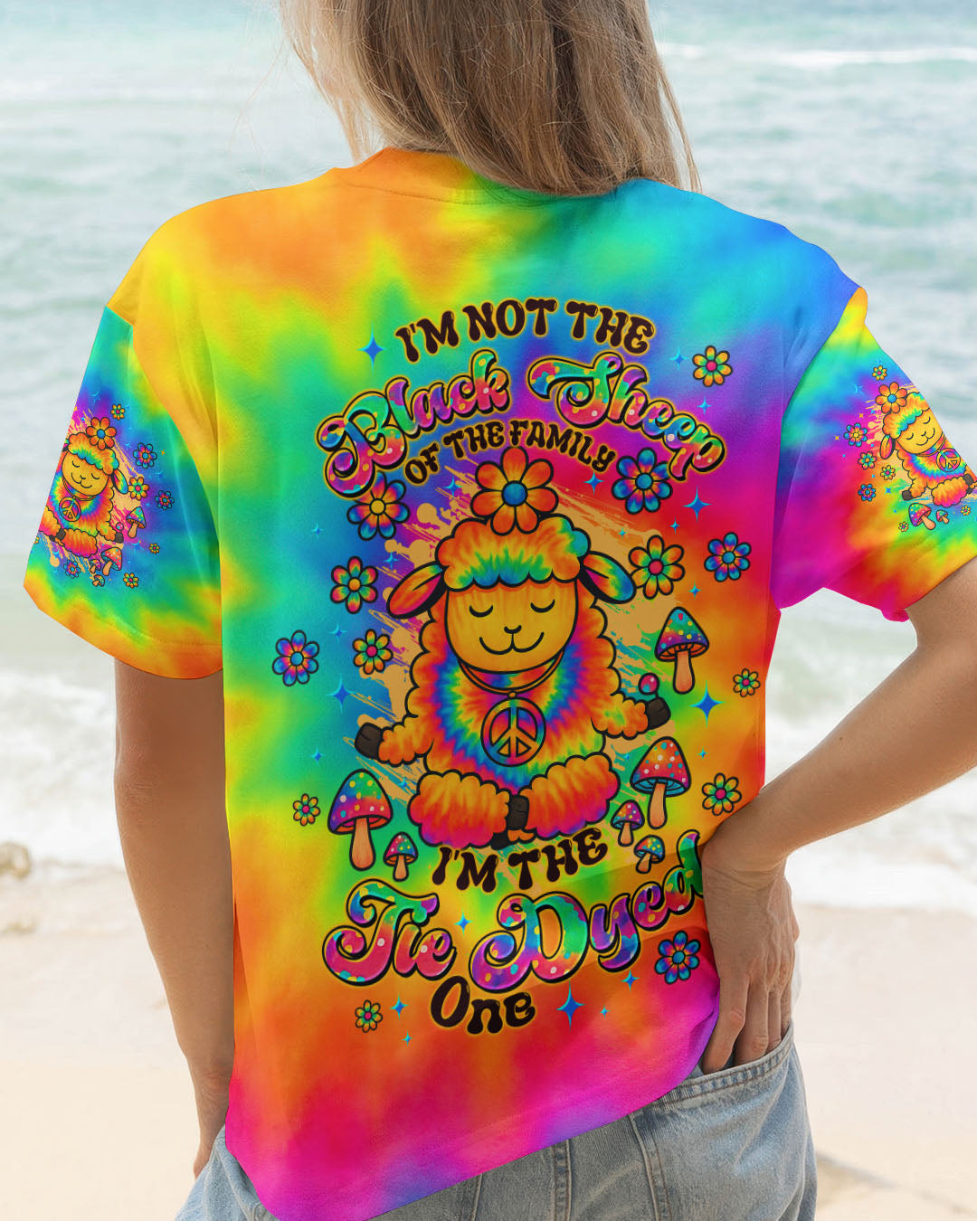 I'M NOT THE BLACK SHEEP TIE DYE ALL OVER PRINT  - TLTW2406253