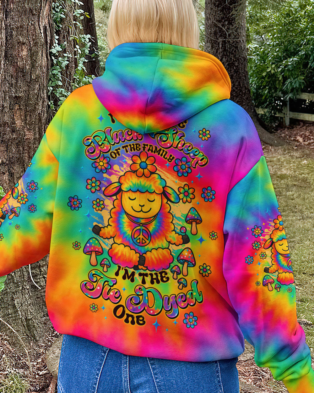 I'M NOT THE BLACK SHEEP TIE DYE ALL OVER PRINT  - TLTW2406253