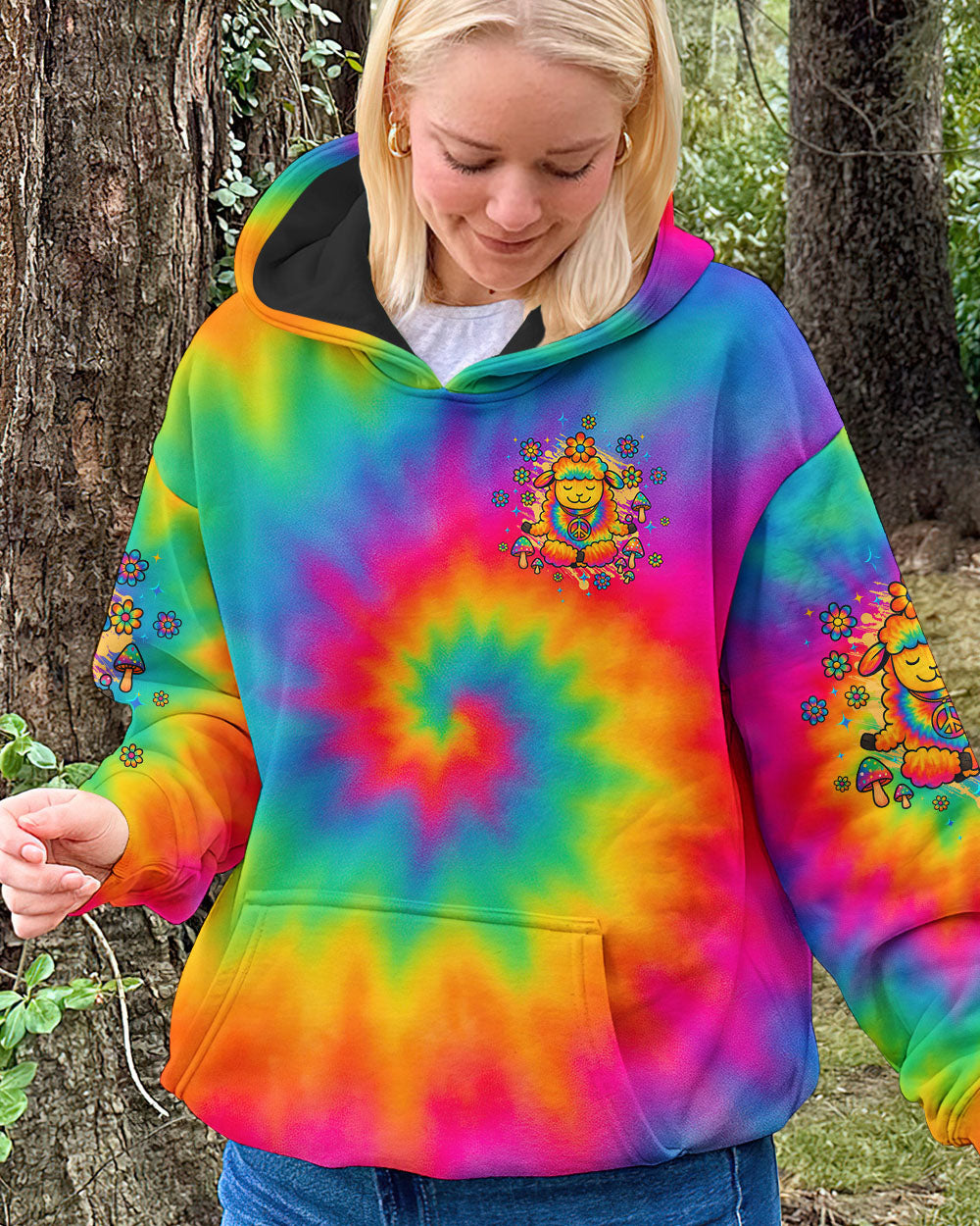 I'M NOT THE BLACK SHEEP TIE DYE ALL OVER PRINT  - TLTW2406253
