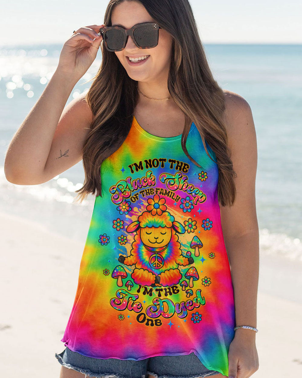 I'M NOT THE BLACK SHEEP TIE DYE ALL OVER PRINT  - TLTW2406253