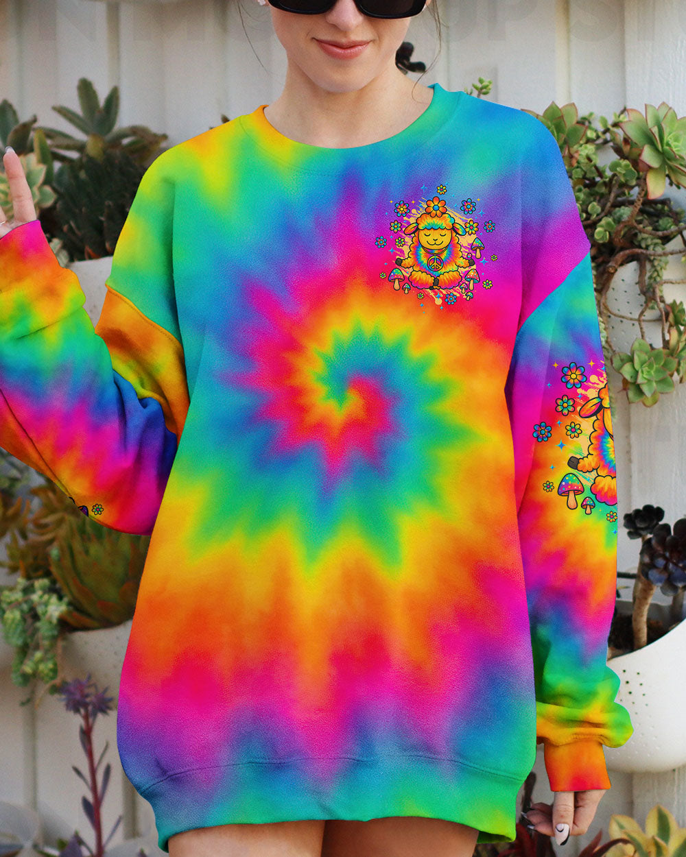 I'M NOT THE BLACK SHEEP TIE DYE ALL OVER PRINT  - TLTW2406253