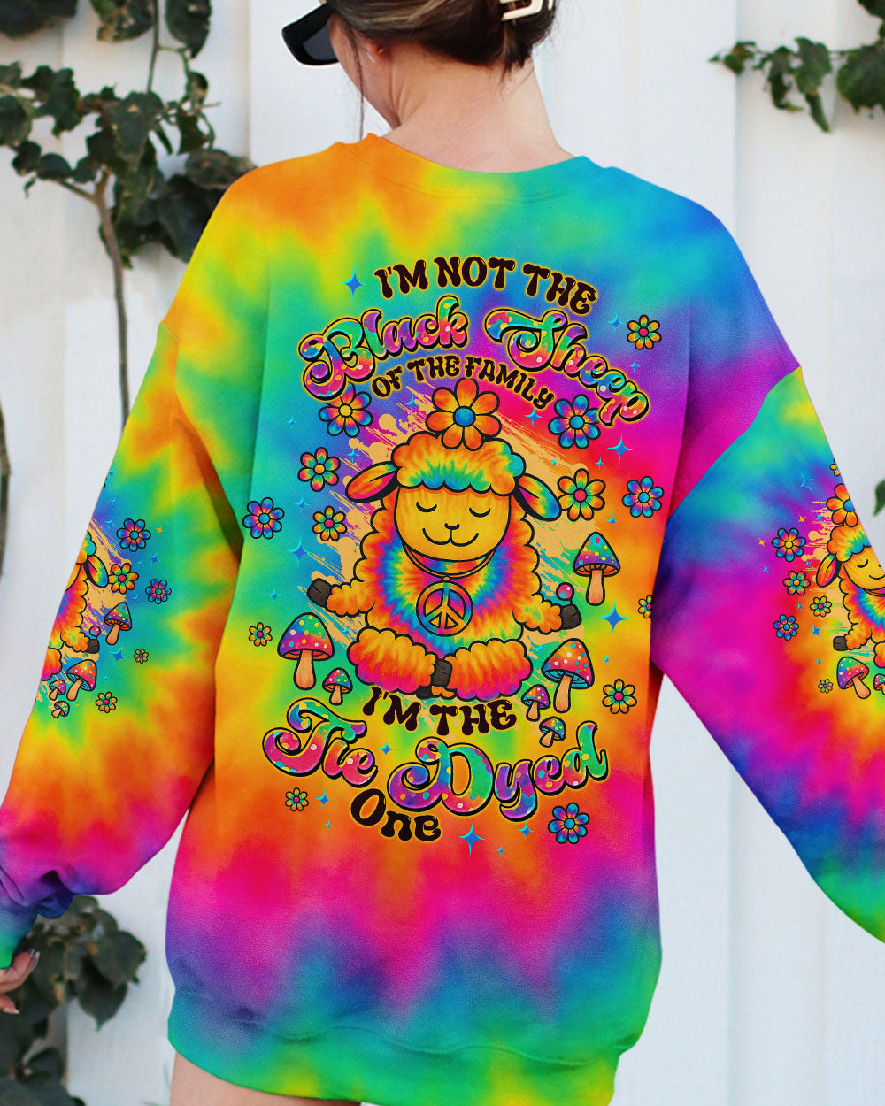 I'M NOT THE BLACK SHEEP TIE DYE ALL OVER PRINT  - TLTW2406253