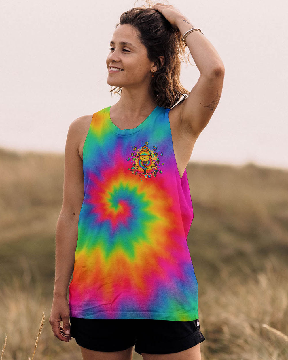 I'M NOT THE BLACK SHEEP TIE DYE ALL OVER PRINT  - TLTW2406253