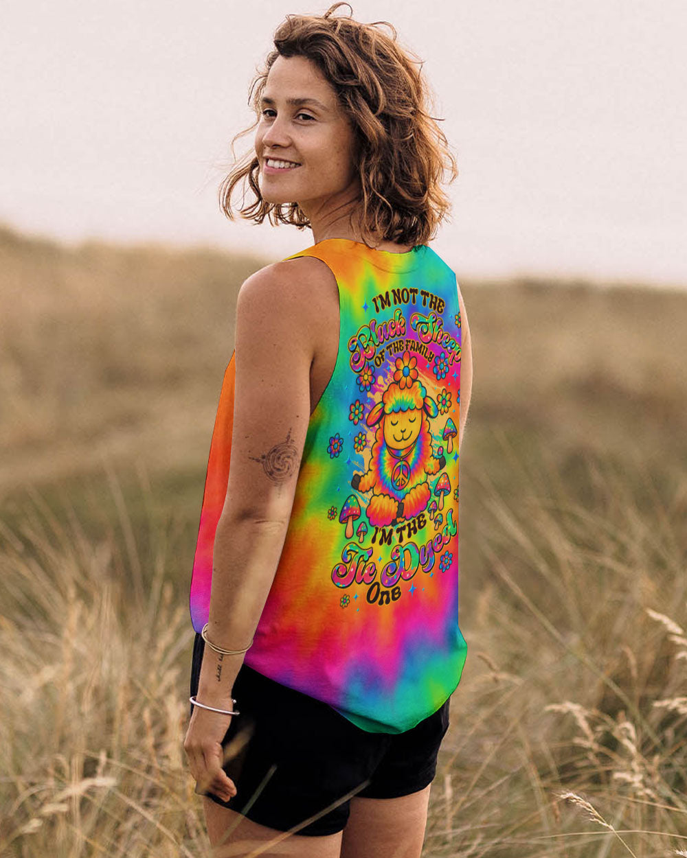 I'M NOT THE BLACK SHEEP TIE DYE ALL OVER PRINT  - TLTW2406253