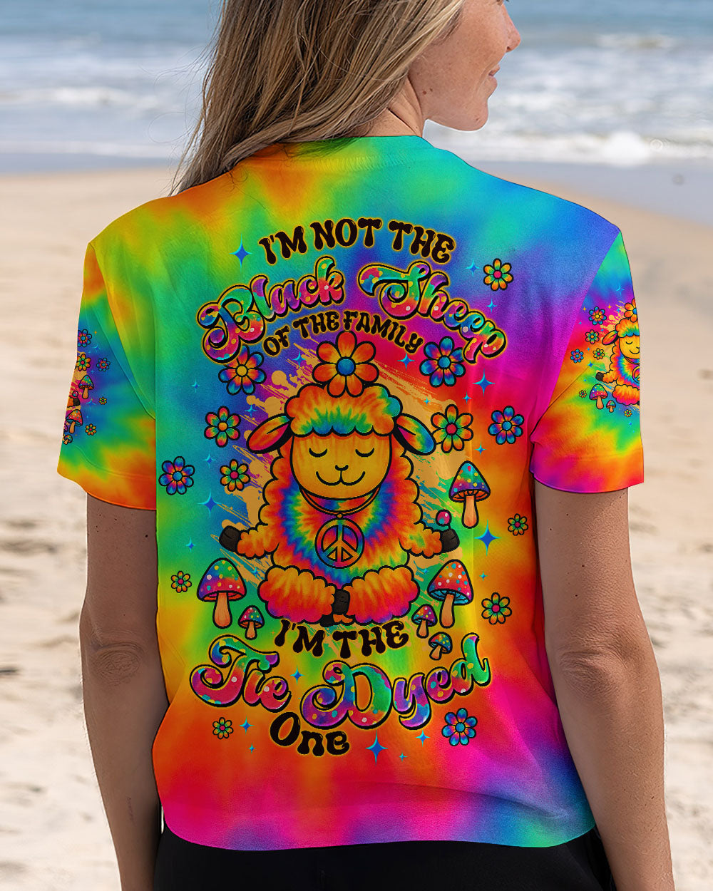 I'M NOT THE BLACK SHEEP TIE DYE ALL OVER PRINT  - TLTW2406253