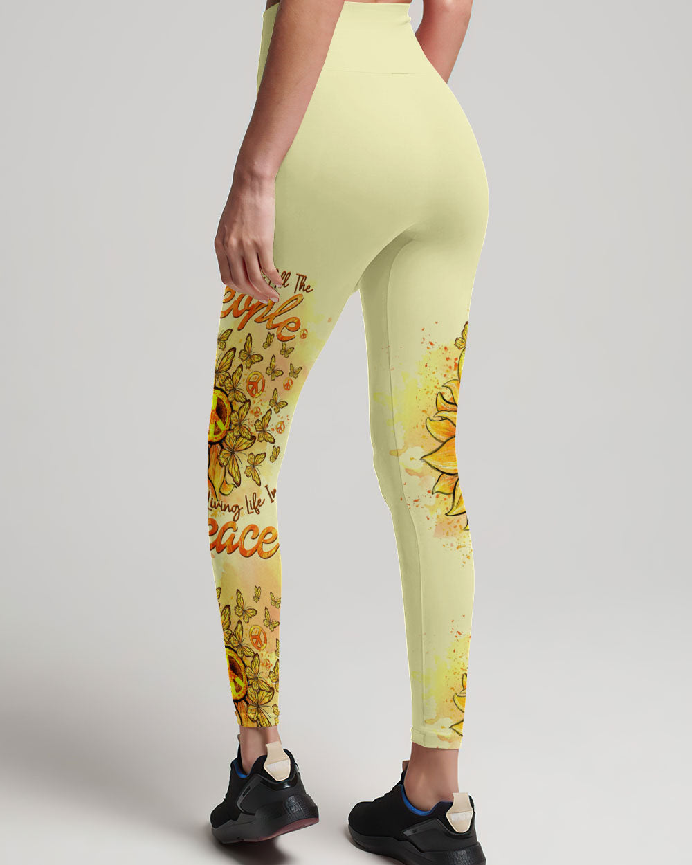 IMAGINE ALL THE PEOPLE LIVING LIFE IN PEACE SUNFLOWER ALL OVER PRINT - TLTW2408234