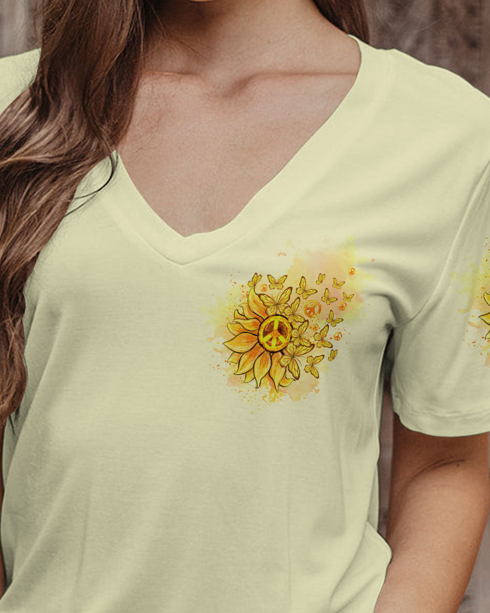 IMAGINE ALL THE PEOPLE LIVING LIFE IN PEACE SUNFLOWER ALL OVER PRINT - TLTW2408234