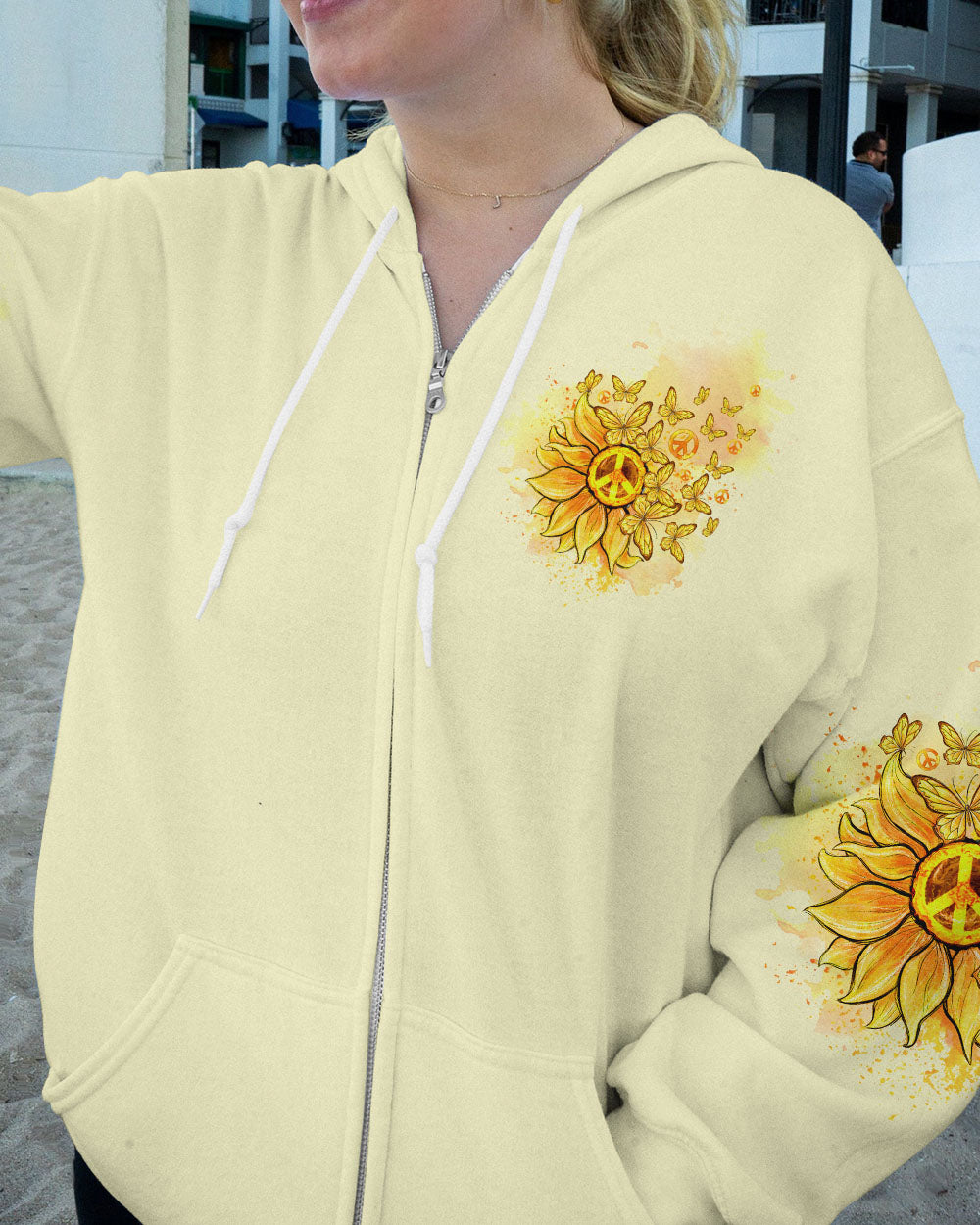 IMAGINE ALL THE PEOPLE LIVING LIFE IN PEACE SUNFLOWER ALL OVER PRINT - TLTW2408234