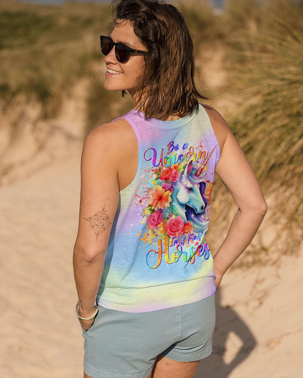 BE A UNICORN ALL OVER PRINT - TLTW2501242