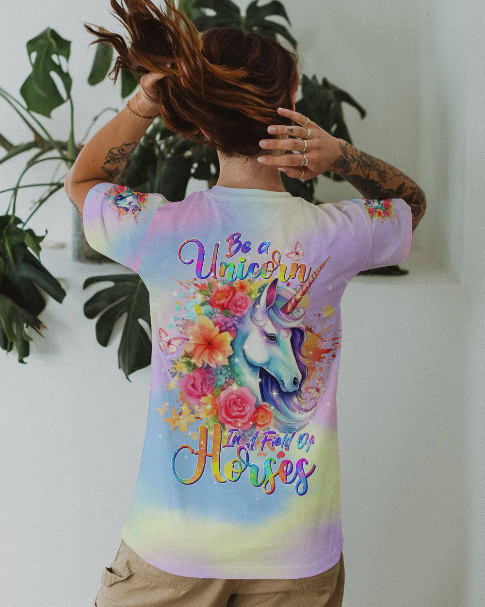 BE A UNICORN ALL OVER PRINT - TLTW2501242
