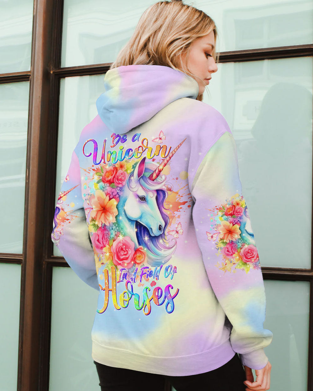 BE A UNICORN ALL OVER PRINT - TLTW2501242